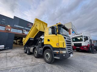 SCANIA R480 DUMPER DE OBRA CAMION 8X4