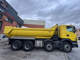 SCANIA R480 DUMPER DE OBRA CAMION 8X4