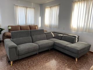 Sofa rinconera con asientos relax electrico