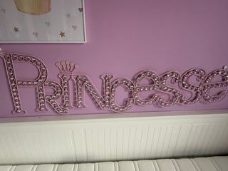 Cartel decorativo Princesa con pedrería