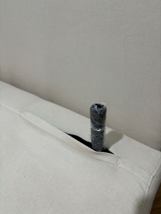 El sofá cama de 2 plazas beige