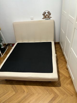 El sofá cama de 2 plazas beige