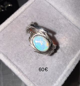 Anillos ópalos plata925 ajustables elige el tuyo