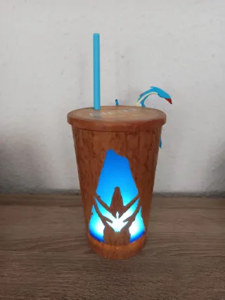 Lote vaso y palomitero Avatar Fuego y Ceniza