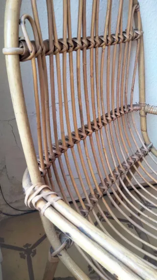 Silla butaca mimbre