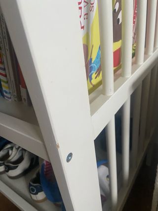 Cambiador IKEA madera blanco