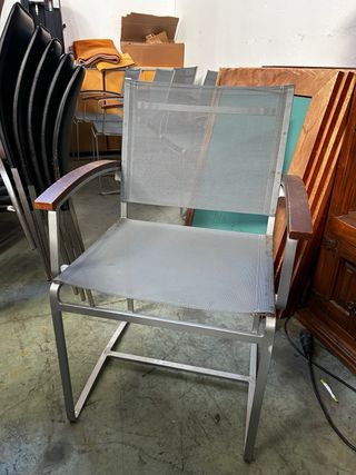 Sillas de exterior metal y madera