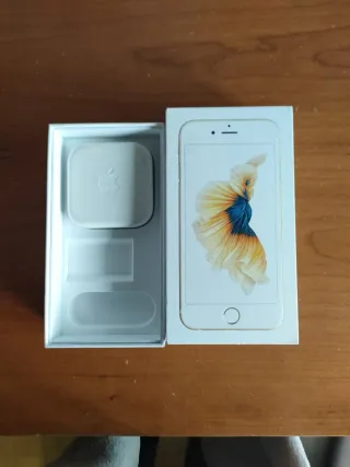 Caja iPhone 6 S 128GB y Auriculares