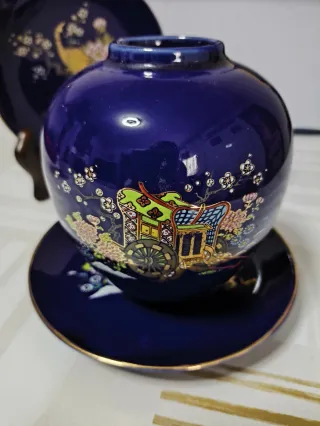 Juego de porcelana china decorativa