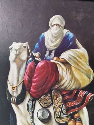 Cuadro Tuareg en Camello
