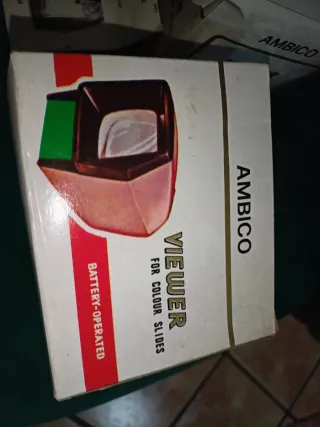 2 Visores Diapositivas Ambico Vintage