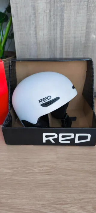 Casco Esquí Snow RED Blanco