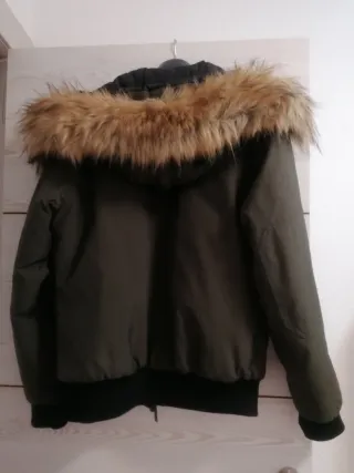 Chaqueta Bomber ZARA MAN Verde Talla M