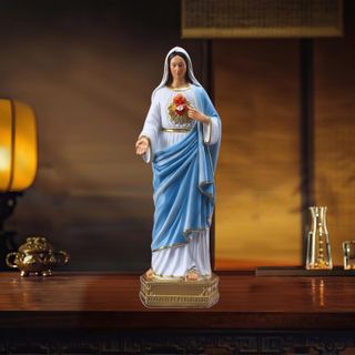 21 CM VIRGEN MARÍA FIGURA RELIGIOSA DE RESINA