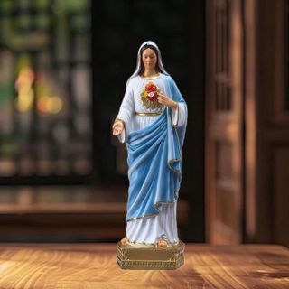 21 CM VIRGEN MARÍA FIGURA RELIGIOSA DE RESINA