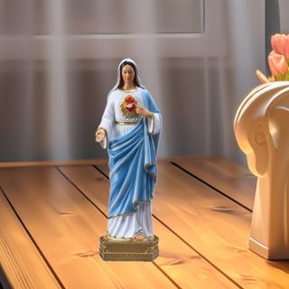 21 CM VIRGEN MARÍA FIGURA RELIGIOSA DE RESINA