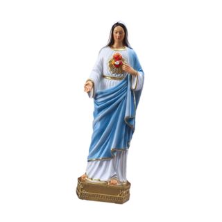 21 CM VIRGEN MARÍA FIGURA RELIGIOSA DE RESINA
