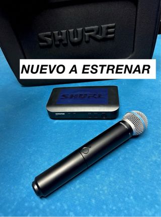 Shure BLX24/Beta 58A Micrófono Inalámbrico