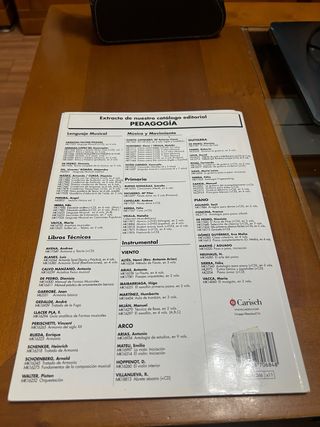 Libro Lenguaje Musical 4º Elemental