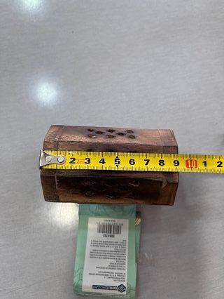 Caja Madera Porta Conos Incienso Jazmín Nueva