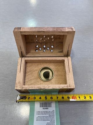 Caja Madera Porta Conos Incienso Jazmín Nueva