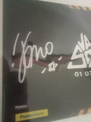 Vasco 2 cartoline autografata e numerata RARA