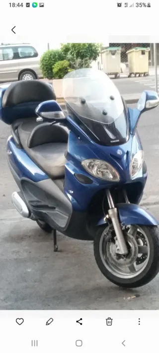 Piaggio x9 125cc evolución