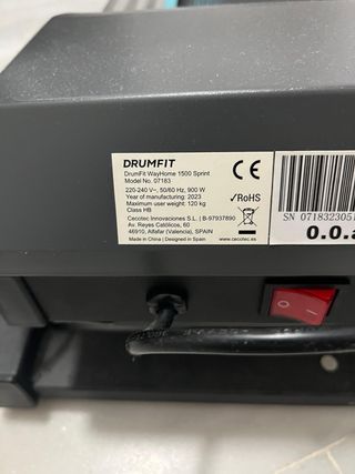 Cinta de correr Cecotec Drumfit Wayhome 1500Sprint