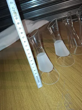 Paralume in cristallo trasparente 15€ a pezzo