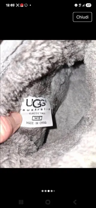 Stivaletti UGG donna grigi tg 40