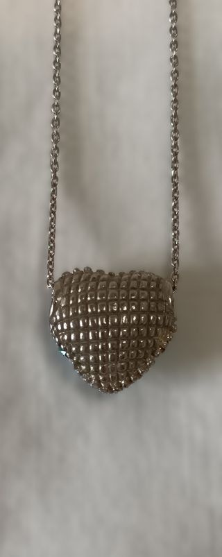 Collanina con ciondolo a cuore in argento 925