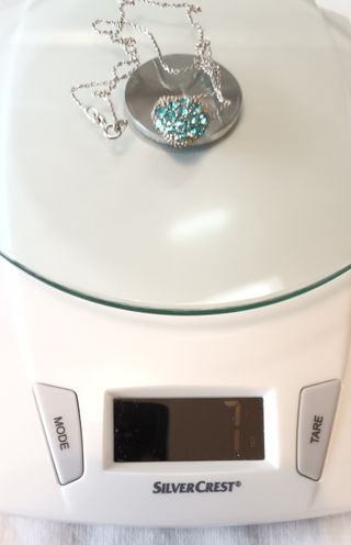 Collanina con ciondolo a cuore in argento 925