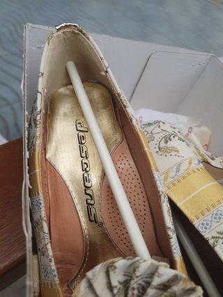 Zapatos fallera talla 35 usados