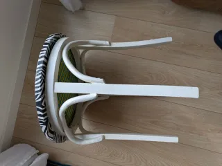 Mesa redonda pequeña estampado cebra