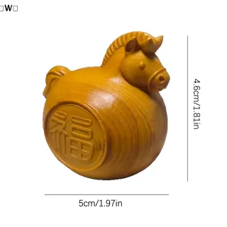 LOTE 5 FIGURAS DE MADERA