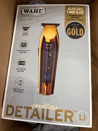 Wahl detailer gold cordless