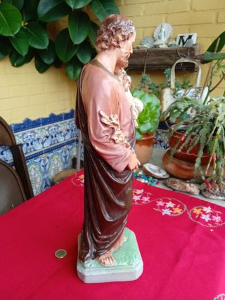 Figura o imagen antigua religiosa de San José