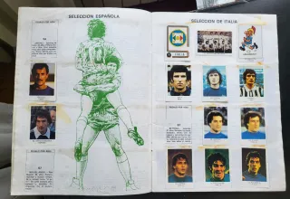 Álbum cromos fútbol LOS ASES del Mundial 82.