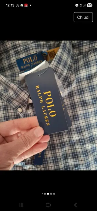 Camicia a quadri Polo Ralph Lauren Uomo M