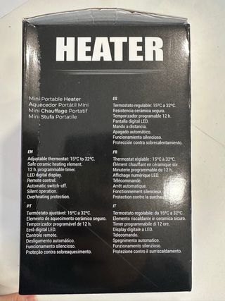 Calentador Portátil Mini HEATER