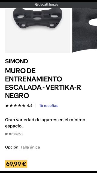 Multipresa Escalada Simond Decathlon