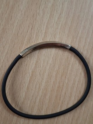 Bracciale Bliss Uomo in caucciù e acciaio