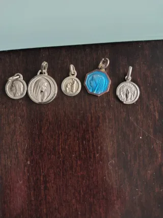 Escapularios de plata más medalla grande de plata