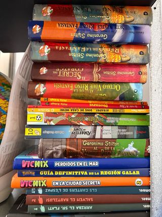Libros infantiles: Jeronimo Stilton y otros