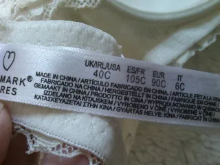 Primark soutien-gorge armatures blanc 105C