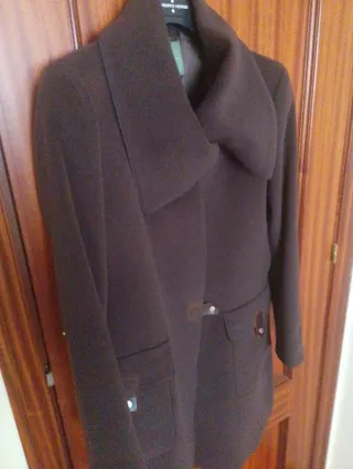 Abrigo lana Verino marrón