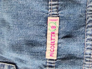 Abito estivo bimba Nicoletta jeans taglia 24 mesi