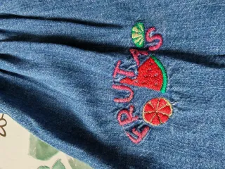 Abito estivo bimba Nicoletta jeans taglia 24 mesi