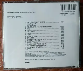 FRANKIE GOES TO HOLLYWOOD - Welcome to.... Cd