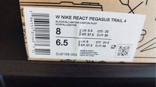 Nike Pegasus Trail 4 Mujer Negro Verde Oliva